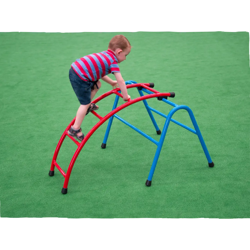 Over the Hump — Australian-made wooden hump walker climbing frame attachment for early childhood centres