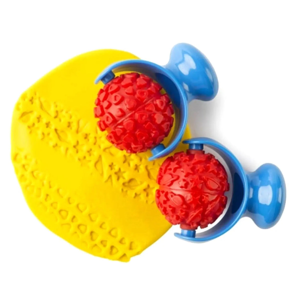Palm Pattern Rollers — palm-sized pattern rollers for clay and dough play, early years