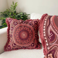 Yarning Circle Cushion Cover — alternative view of Aboriginal art cushion cover