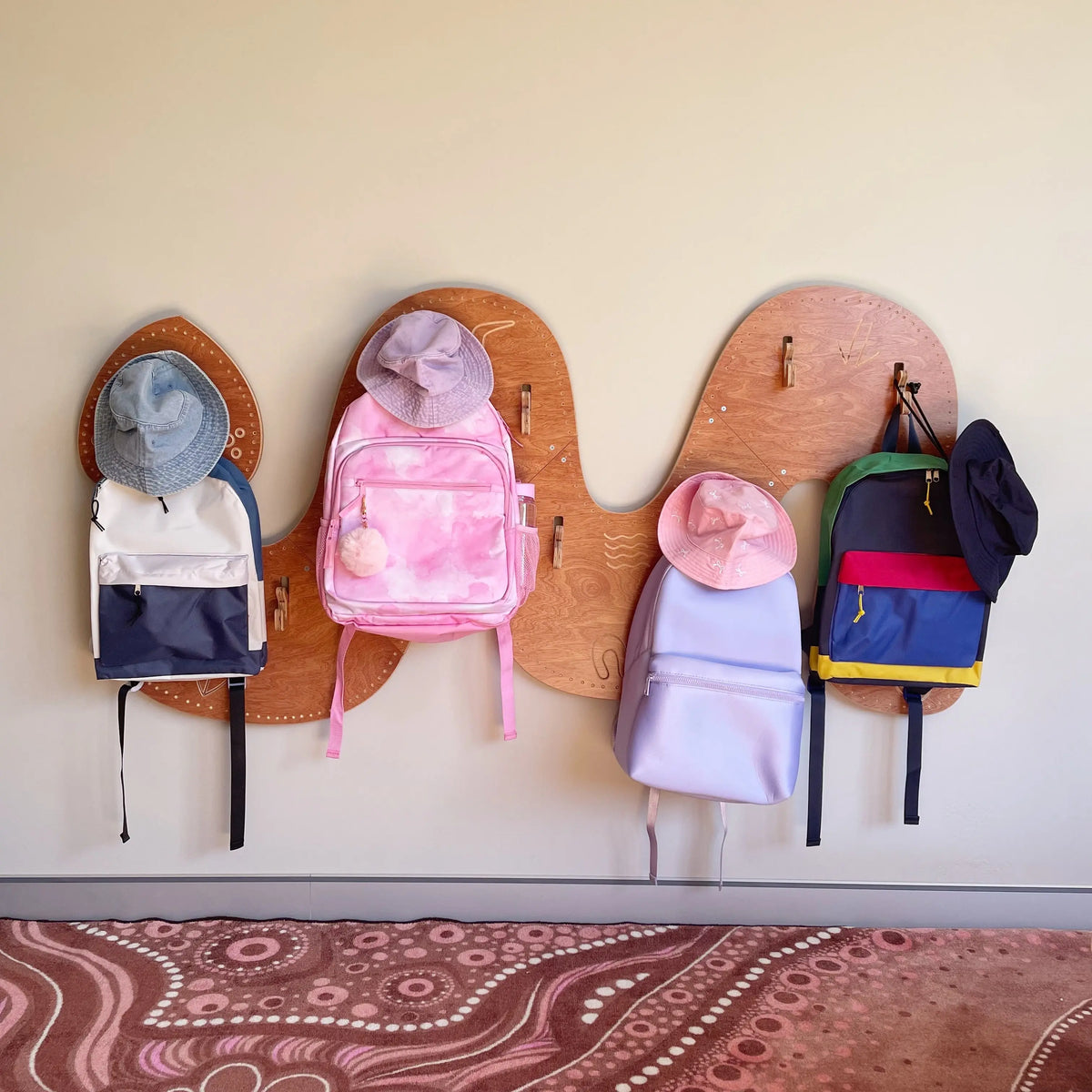 Wall Serpent Bag and Hat Hanger — alternative view of serpent wall hanger
