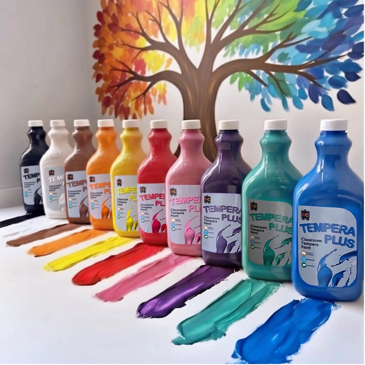 Tempera Plus Paint 2L Bottle — additional view of paint bottle