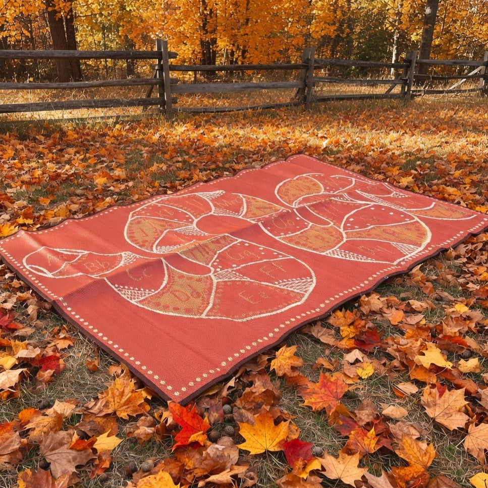 Rainbow Serpent Alphabet Outdoor Mat — eco-friendly Aboriginal art outdoor learning mat made from recycled water bottles for Australian schools