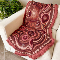 Yarning Circle Cotton Throw