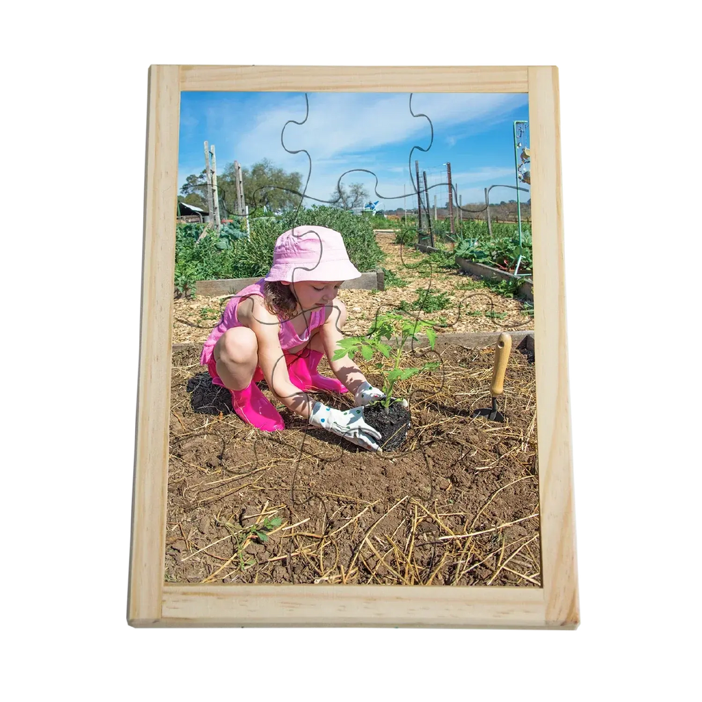 Earth Hour Teachers Resource Kit — Planting Seedling Puzzle component included in kit