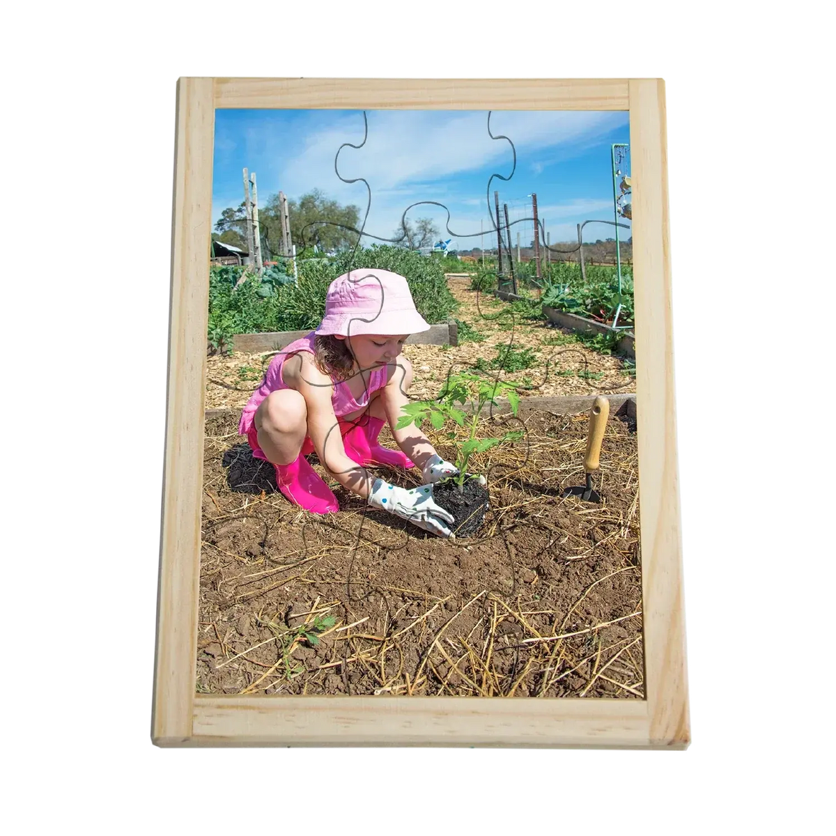Earth Hour Teachers Resource Kit — Planting Seedling Puzzle component included in kit