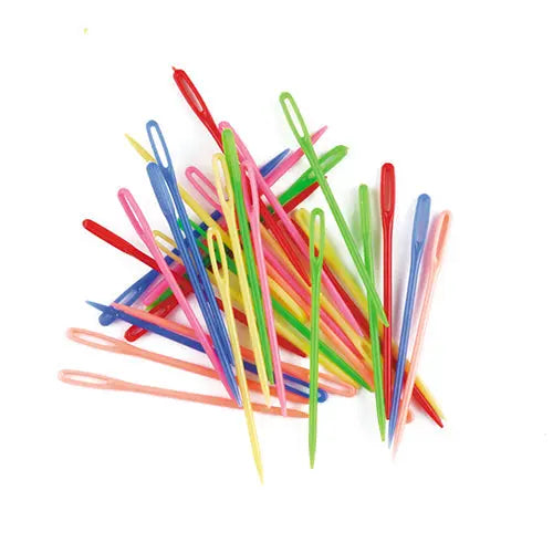 Plastic Needles — plastic sewing needles for early childhood threading activities