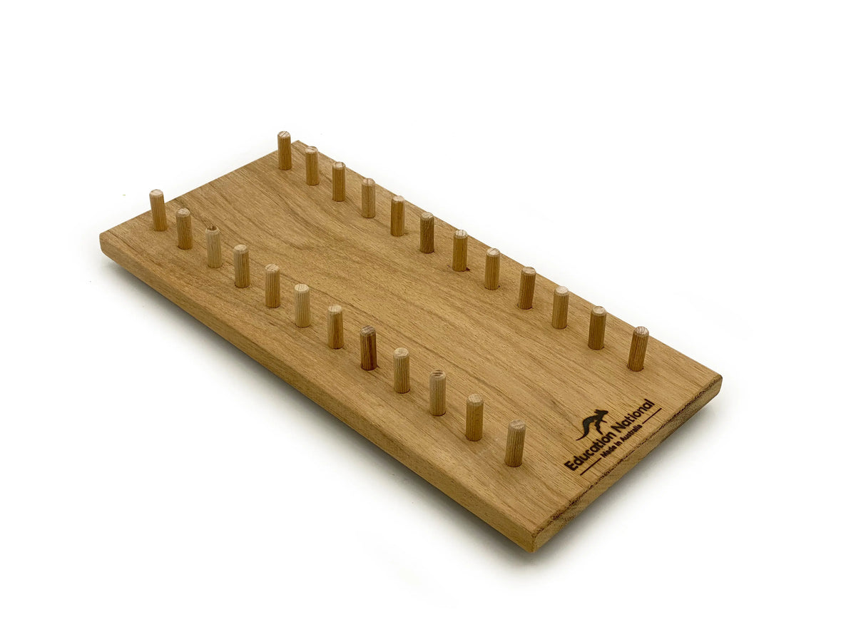 Puzzle storage board — alternative view