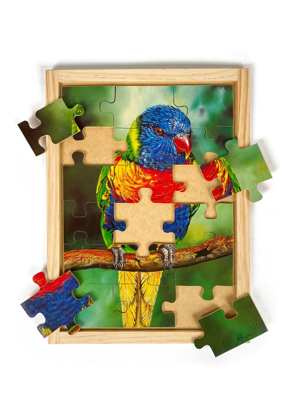 Rainbow Lorikeet Puzzle — alternative view