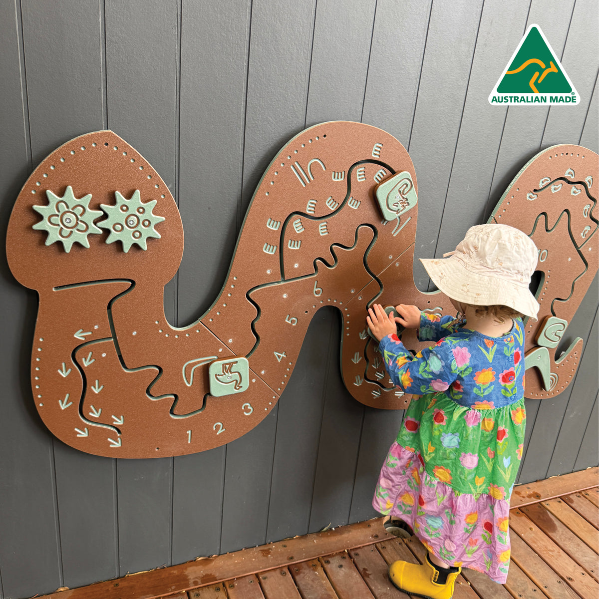 Rainbow Serpent OUTDOOR Wall Game