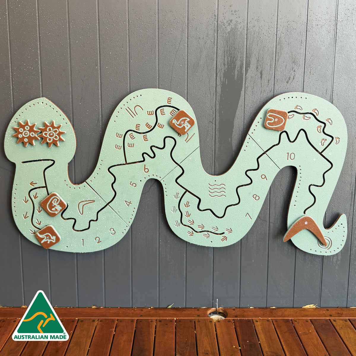 Rainbow Serpent OUTDOOR Wall Game