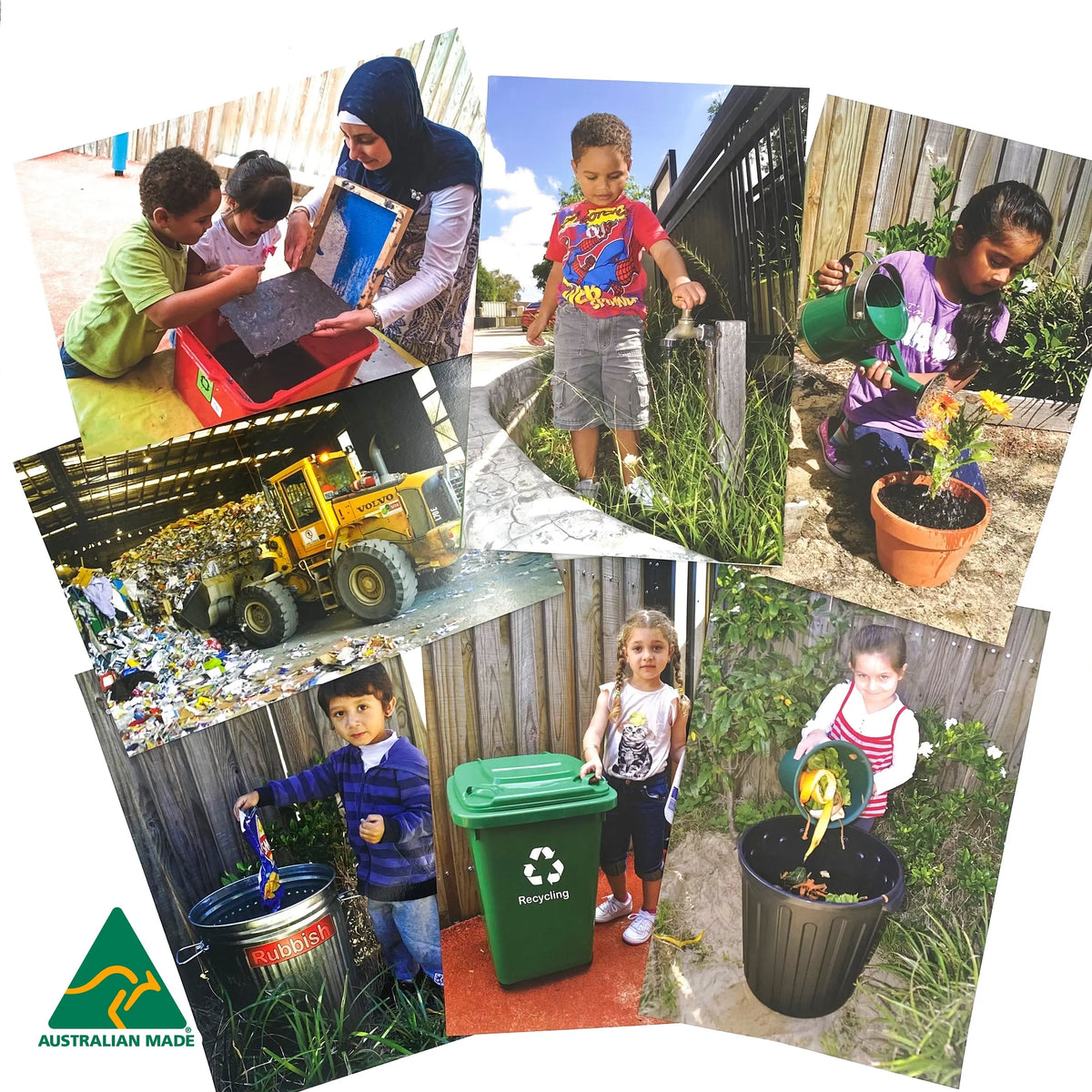 Recycling Poster Pack — educational classroom resource — Australian-made by Education National, ages 3+
