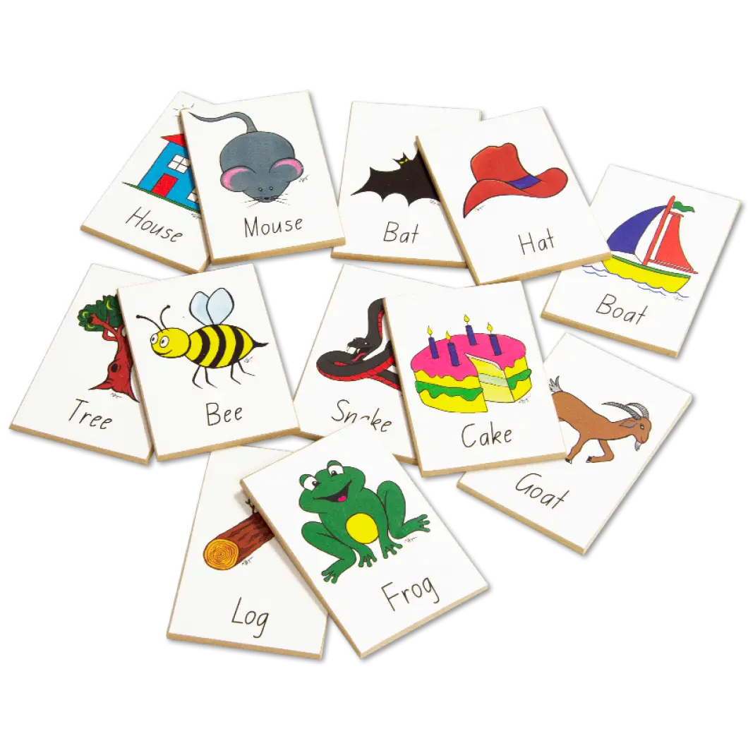 Rhyming Matching Game — Australian-made wooden rhyming words matching game for early literacy classrooms