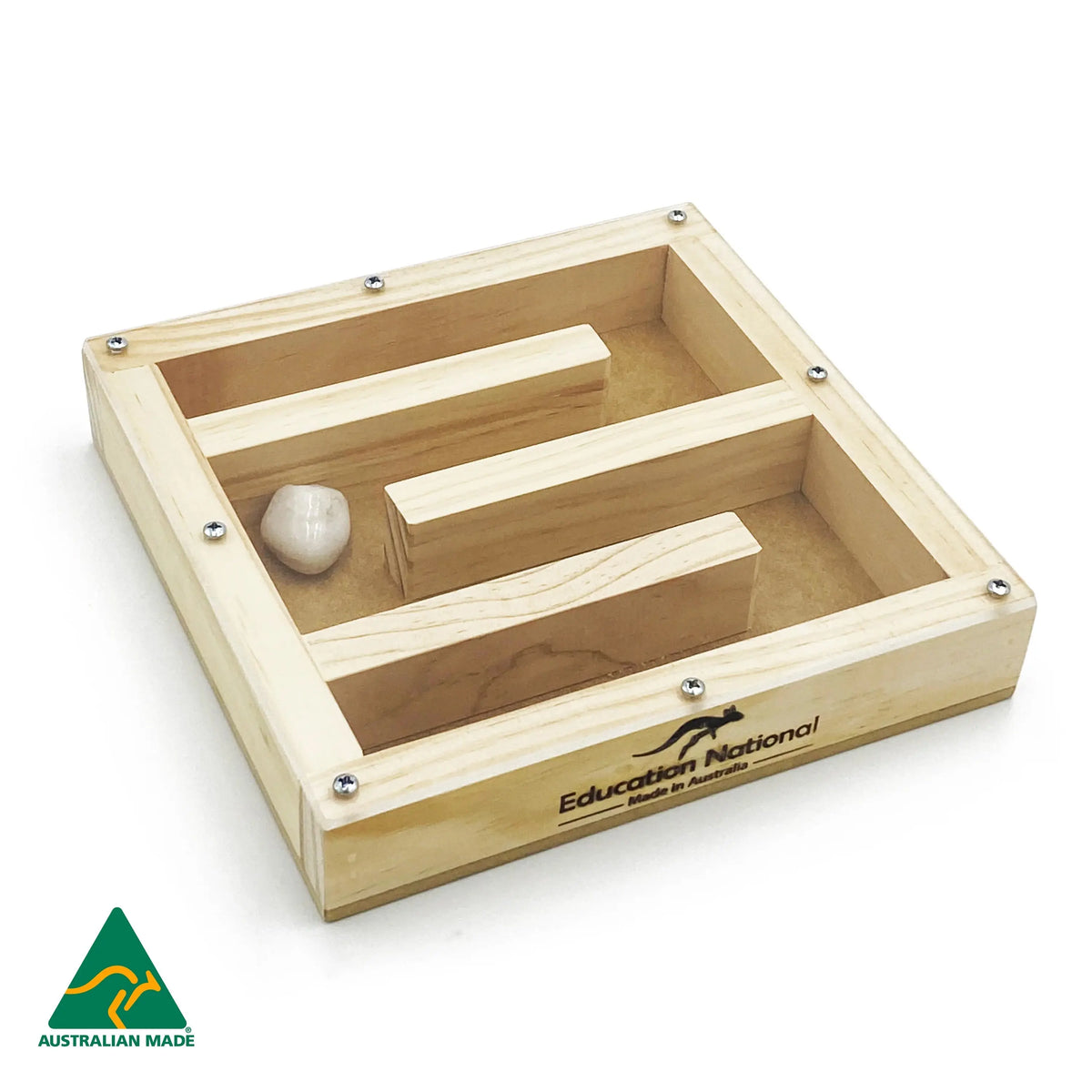 Rock Maze — Australian-made wooden rock maze for sensory and fine motor early learning
