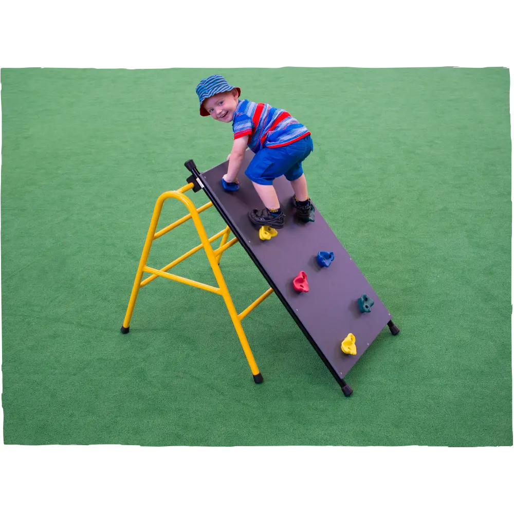 Rugged Rocks — Australian-made wooden climbing-rocks climbing frame attachment for early childhood