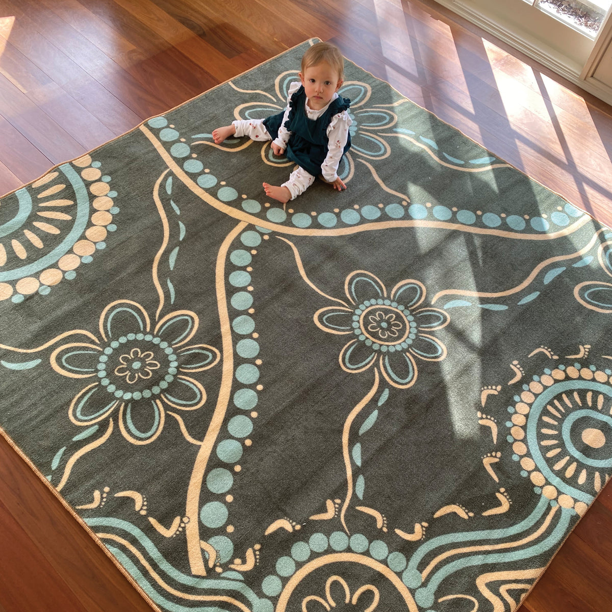 Aboriginal Eucalyptus Rug