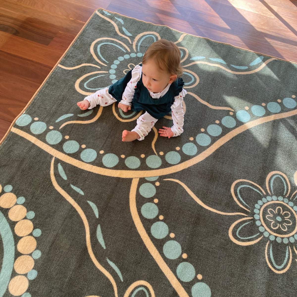 Aboriginal Eucalyptus Rug
