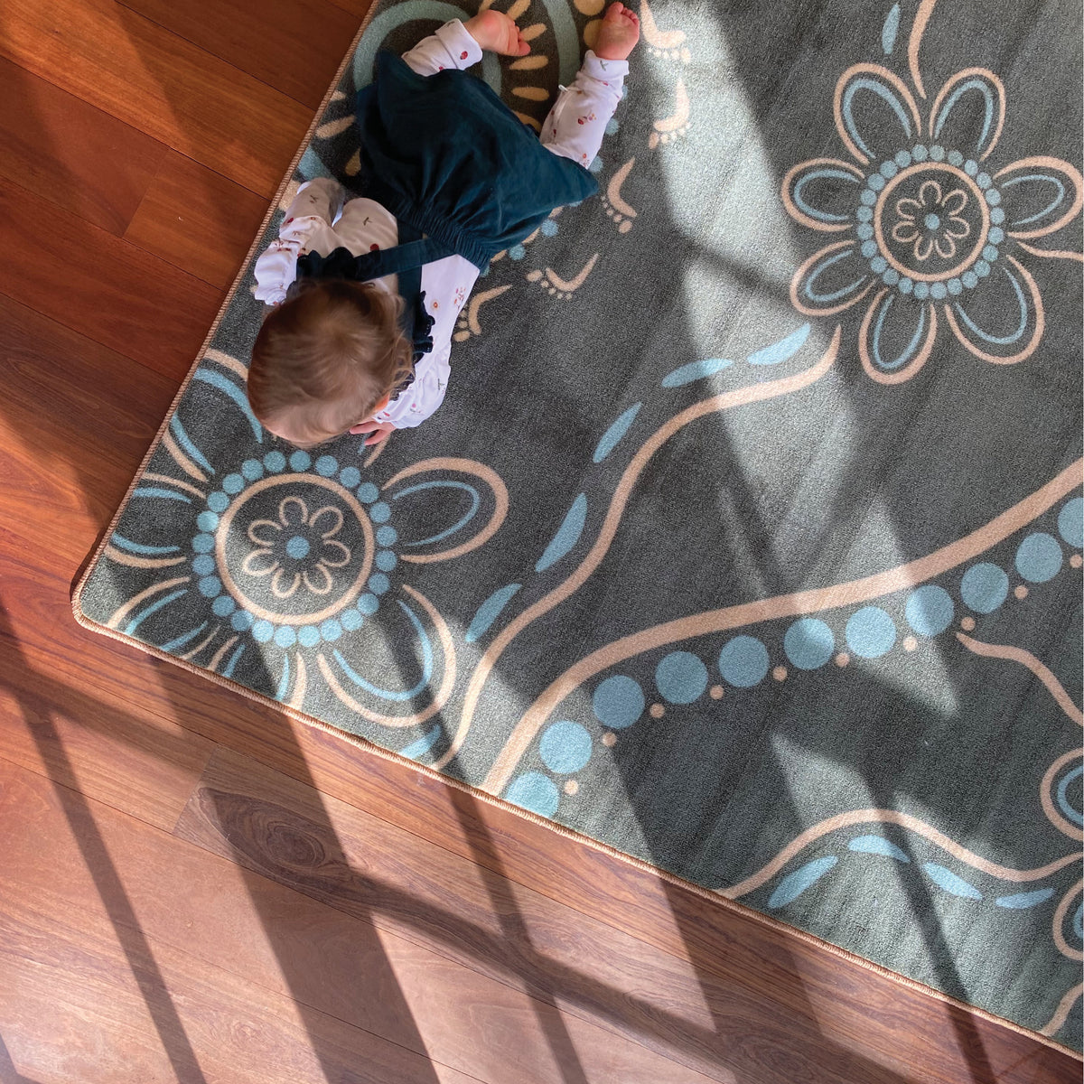 Aboriginal Eucalyptus Rug