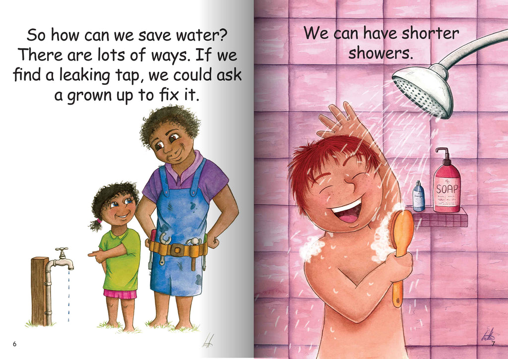 Saving Water Big Book — alternative view