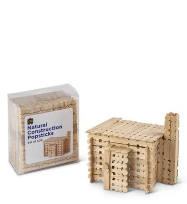Natural Construction Popsticks
