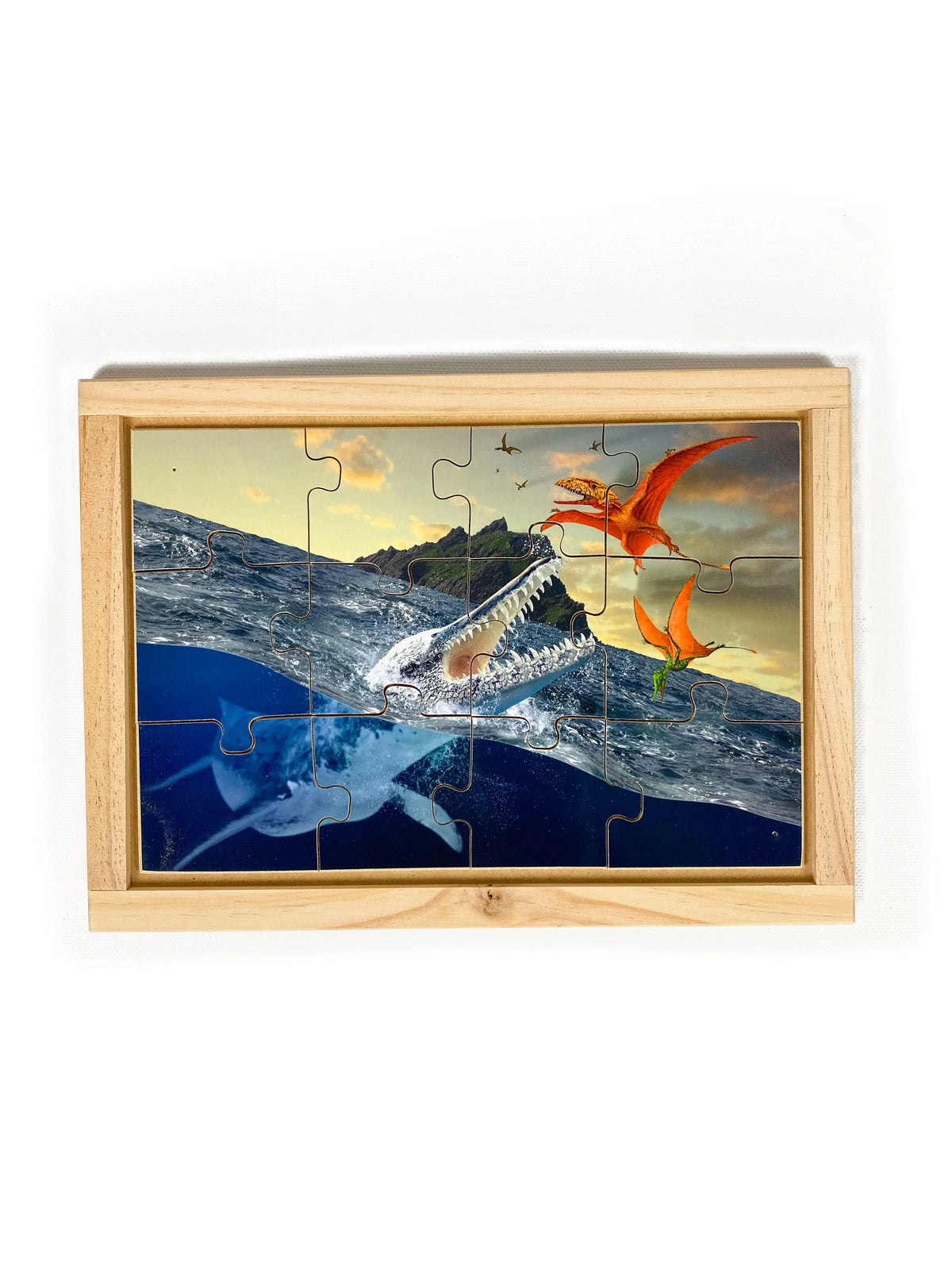 Dinosaur Puzzle Set — Sea and Flying Reptiles puzzle