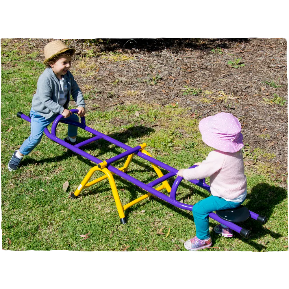 See-Saw — Australian-made wooden see-saw climbing frame attachment for early childhood centres