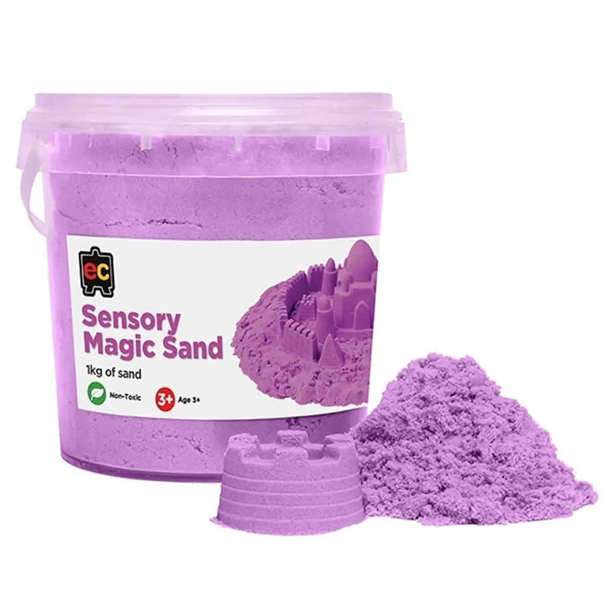 Sensory Magic Sand — Purple 1kg tub for early childhood sensory play