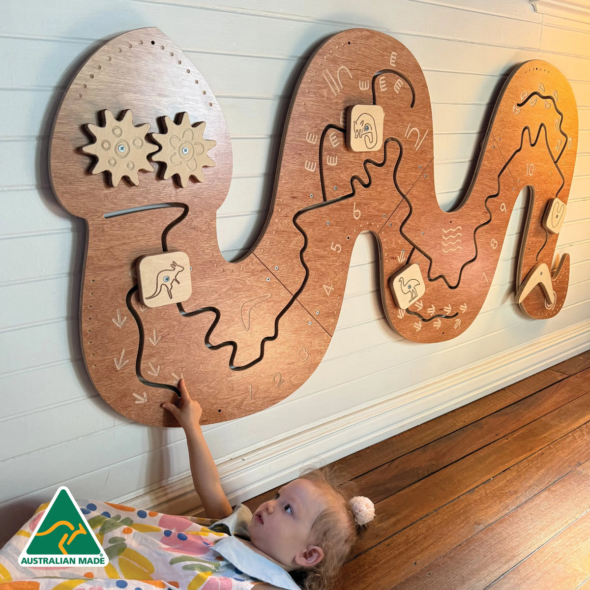 Rainbow Serpent Wall Game — additional view