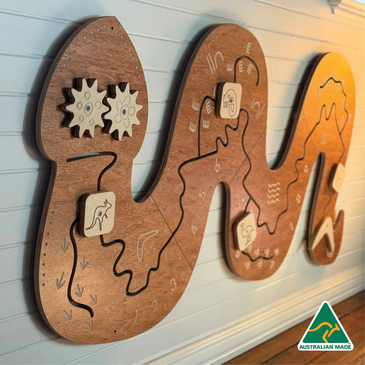 Rainbow Serpent Wall Game — third alternative view