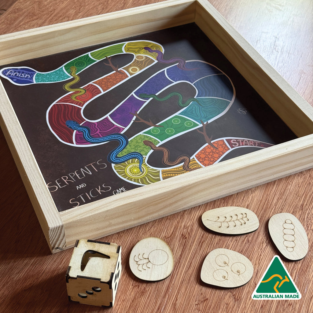 Serpents and Sticks Board Game