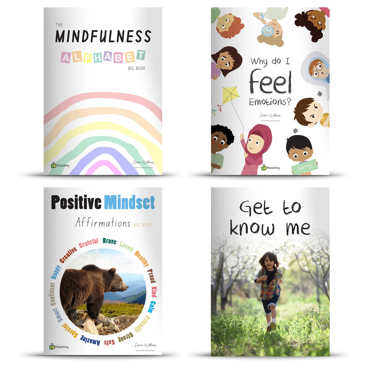 Set of 4 Mindfulness Big Books — Australian-made set of 4 mindfulness big books for early childhood wellbeing