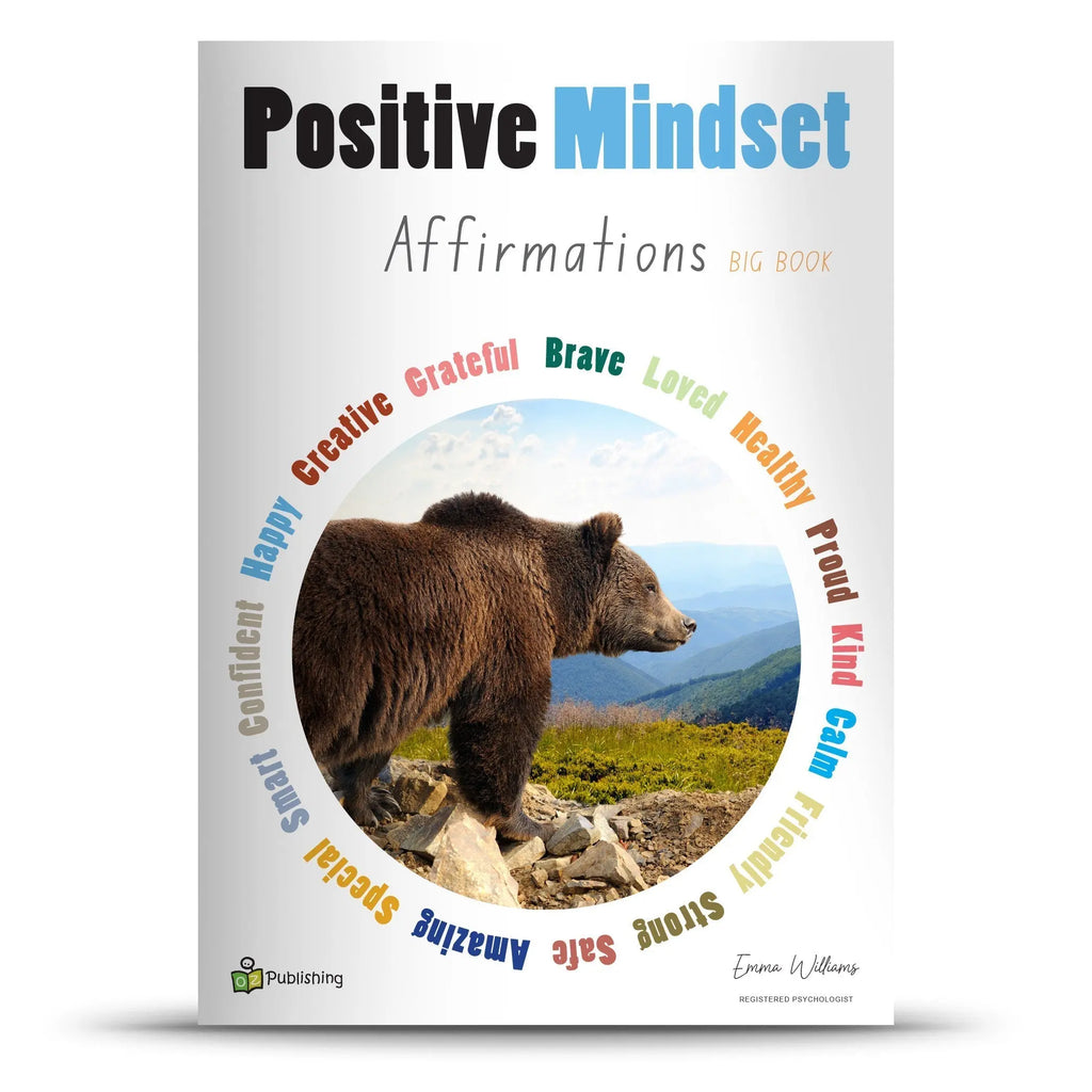 Set of 4 Mindfulness Big Books — Positive Mindset Affirmations Big Book in set