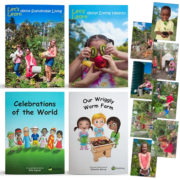 Set of 4 Big Books with FREE Sustainable Living Poster Pack — Australian-made early childhood educational books