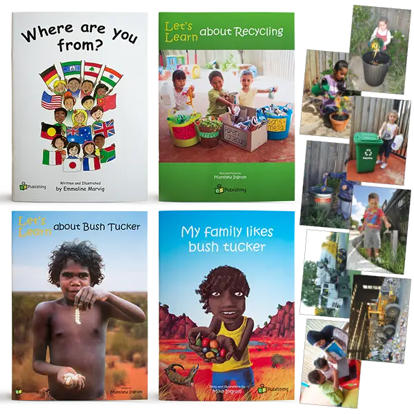 Set of 4 Big Books with FREE Recycling Poster Pack — Australian-made early childhood educational big books