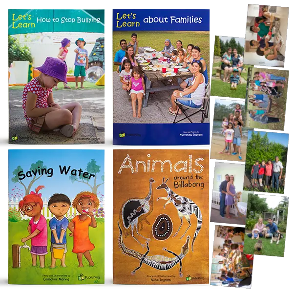 Set of 4 Big Books with FREE 'Families' Poster Pack — Australian-made early childhood educational big books