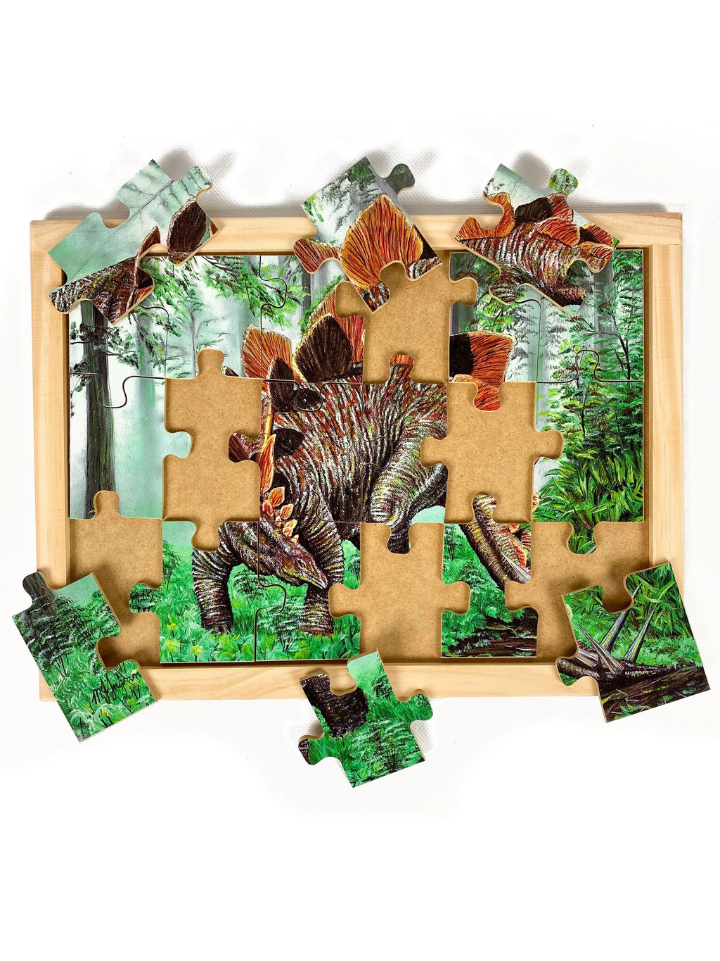 Stegosaurus Puzzle — alternative view