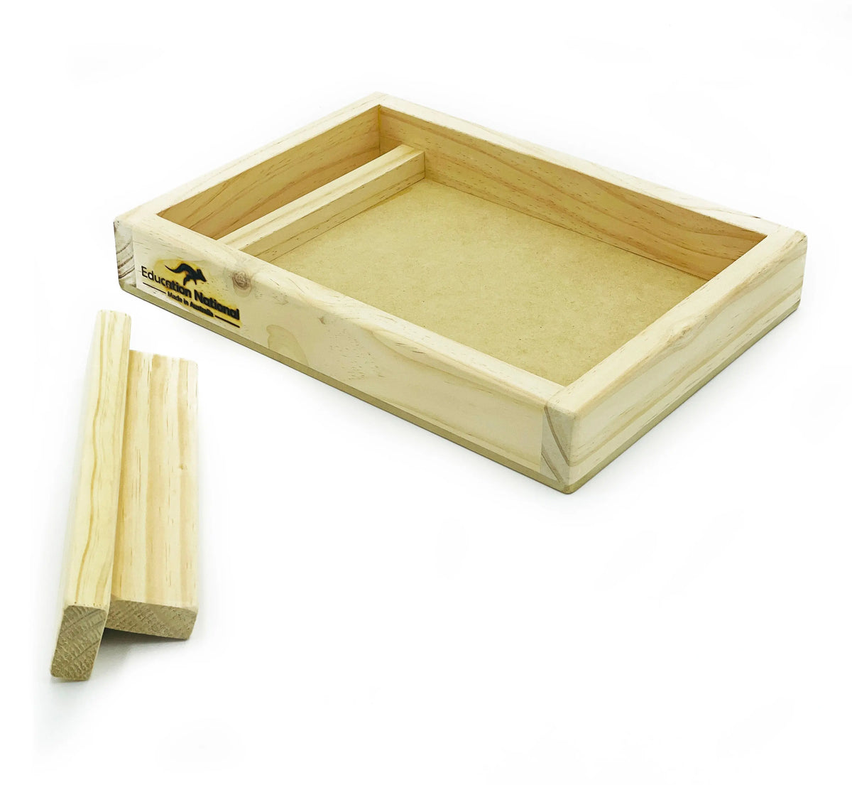 Aboriginal symbols sand drawing game — storage box detail