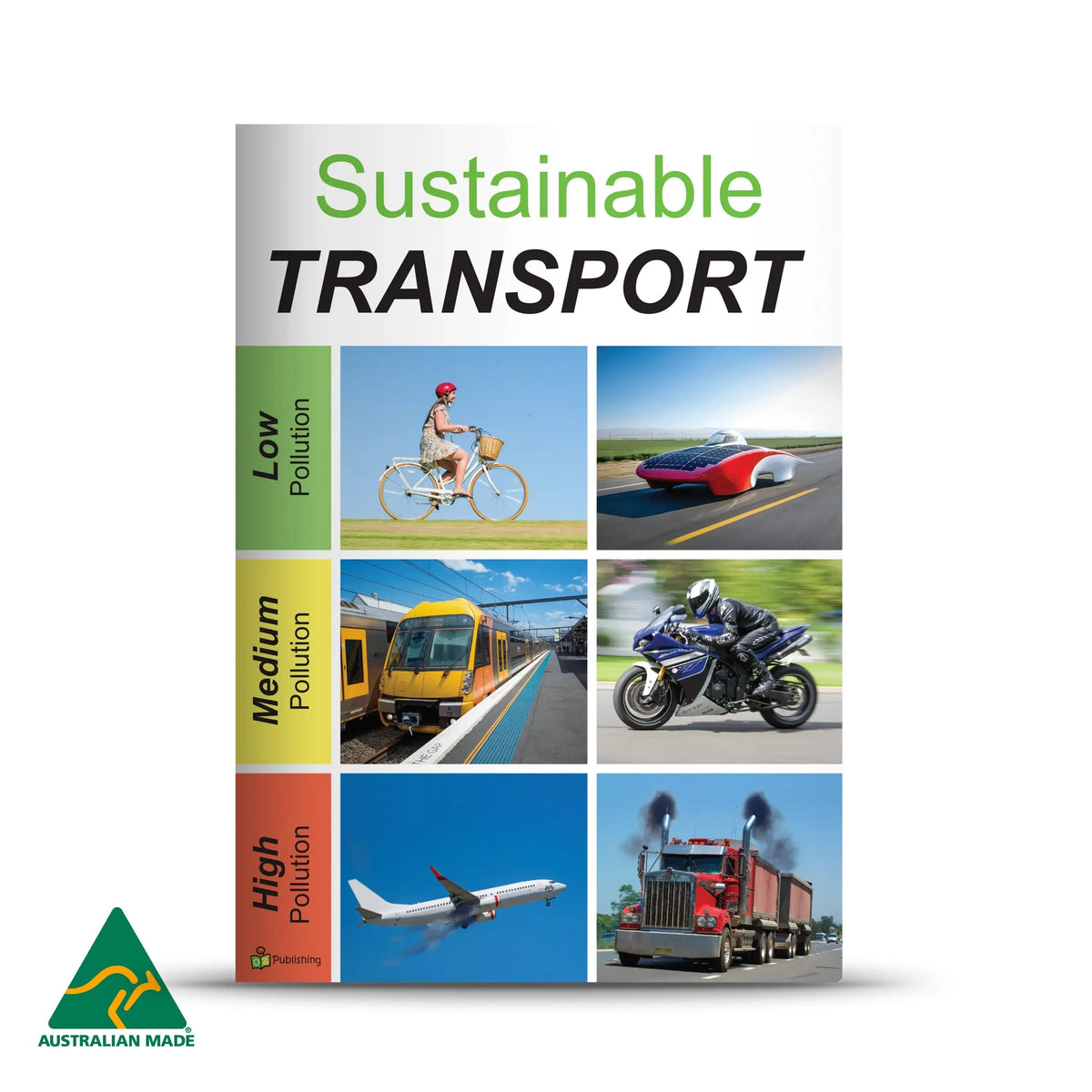 Sustainable Transport Big Book — Australian-made educational big book for early childhood classrooms, ages 3+
