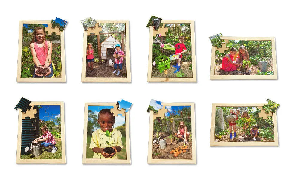 Sustainable Puzzle Set with FREE Posters 8 Puzzles — Australian-made wooden sustainability puzzles for classrooms