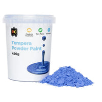 Tempera Powder Paint — Blue tempera powder paint for early childhood classroom art