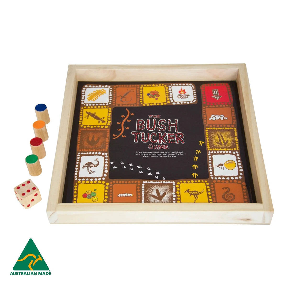The Bush Tucker Game — Australian-made Indigenous bush tucker board game for early childhood classrooms