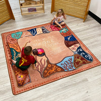 The Bushwalk Bushtucker Indigenous Rug