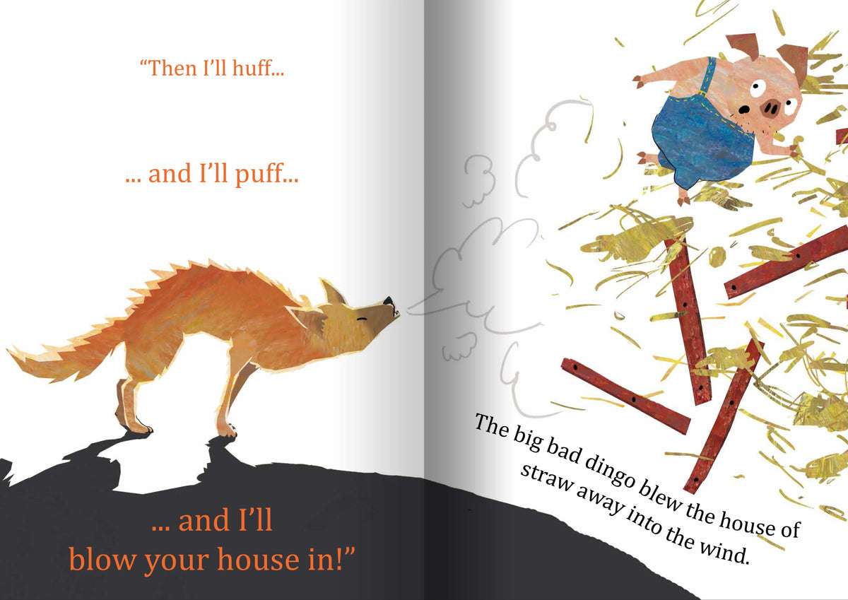 The Three Little Pigs Fairy Tale Big Book — additional view