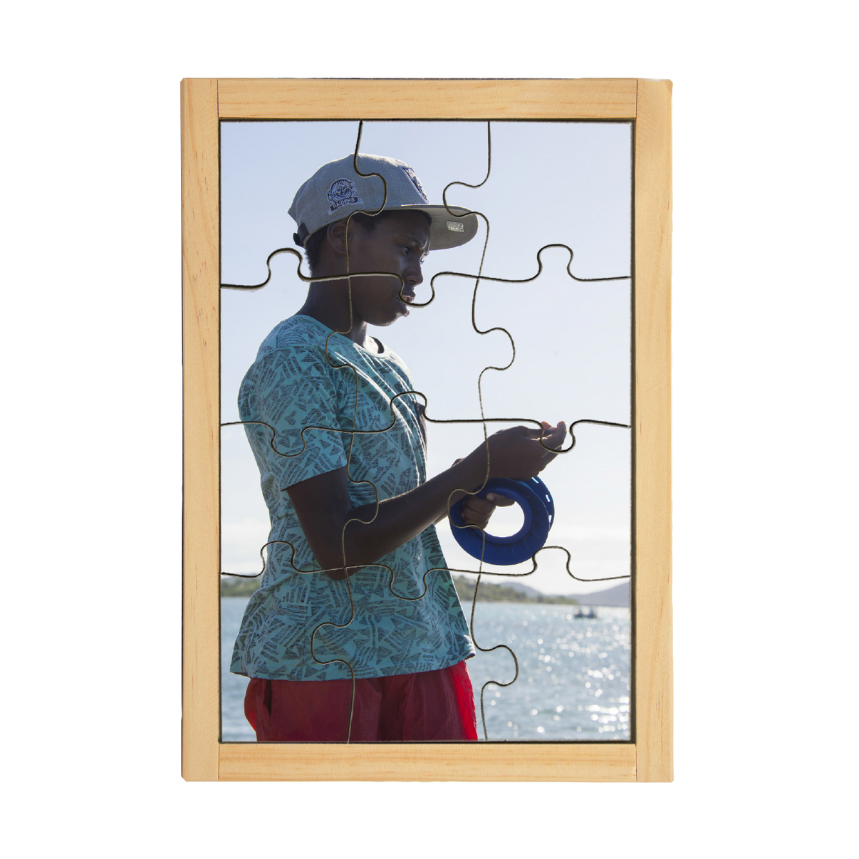 Torres Strait Islander Boy Fishing Puzzle