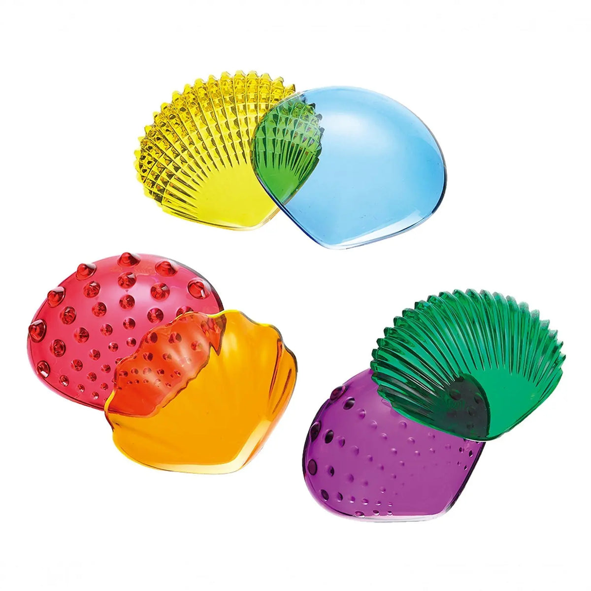 Transparent Tactile Shells 36 Pieces — alternative view