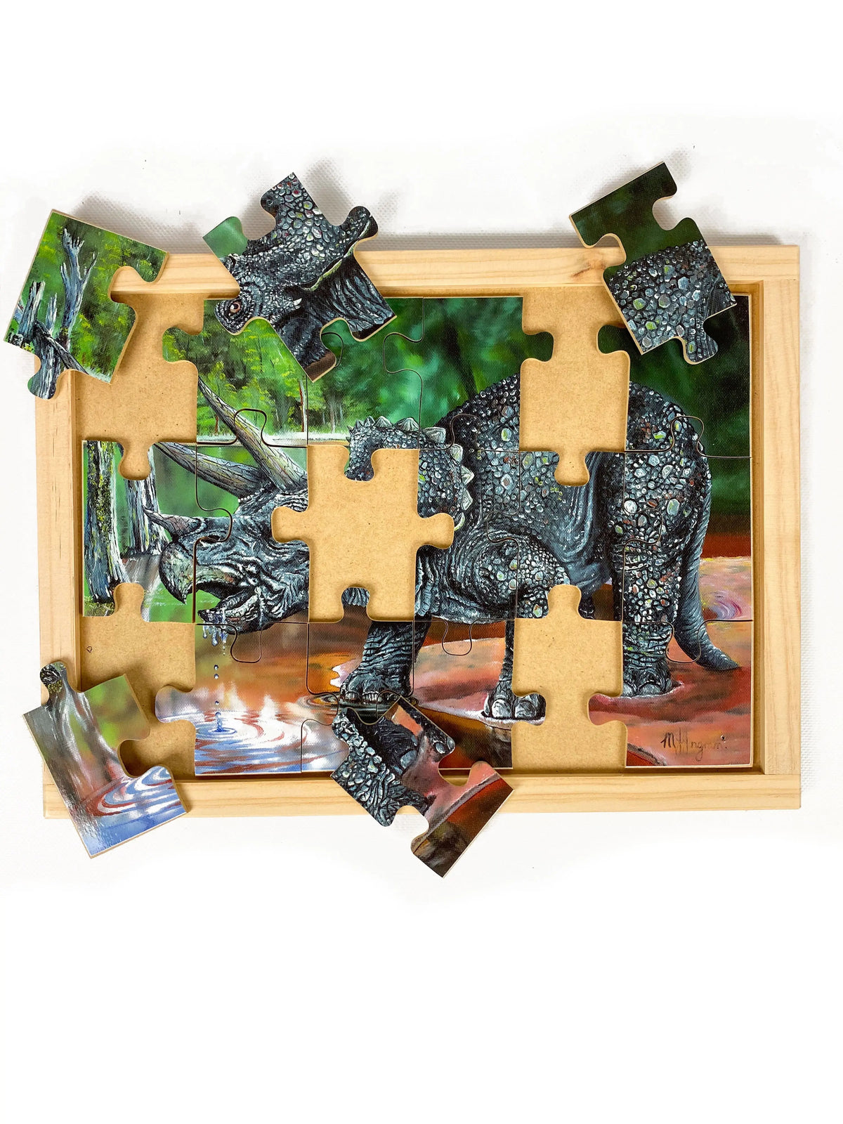 Triceratops Puzzle — alternative view