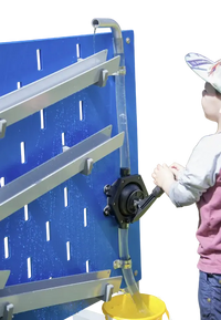 Water Wall Pump — outdoor water wall pump for early childhood sensory water play