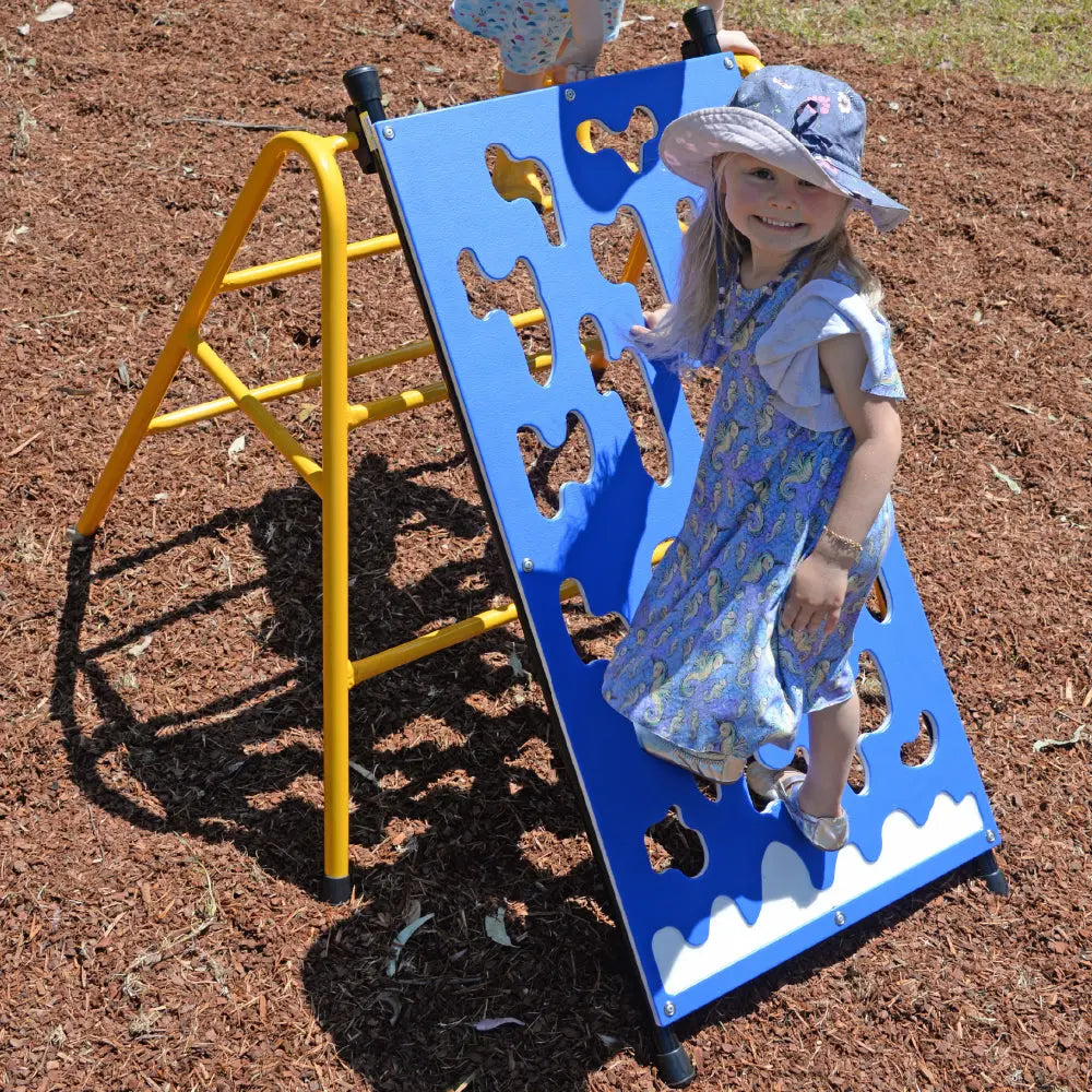 Waterfall — Australian-made indoor wooden waterfall play structure for early childhood active play