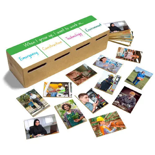 When I grow up Letterbox Game — Australian-made career exploration letterbox game for early childhood classrooms