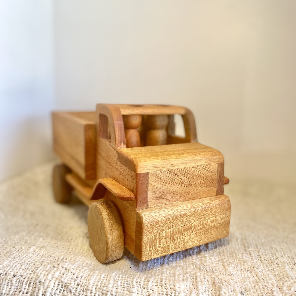Wooden Peg Doll Mining Truck
