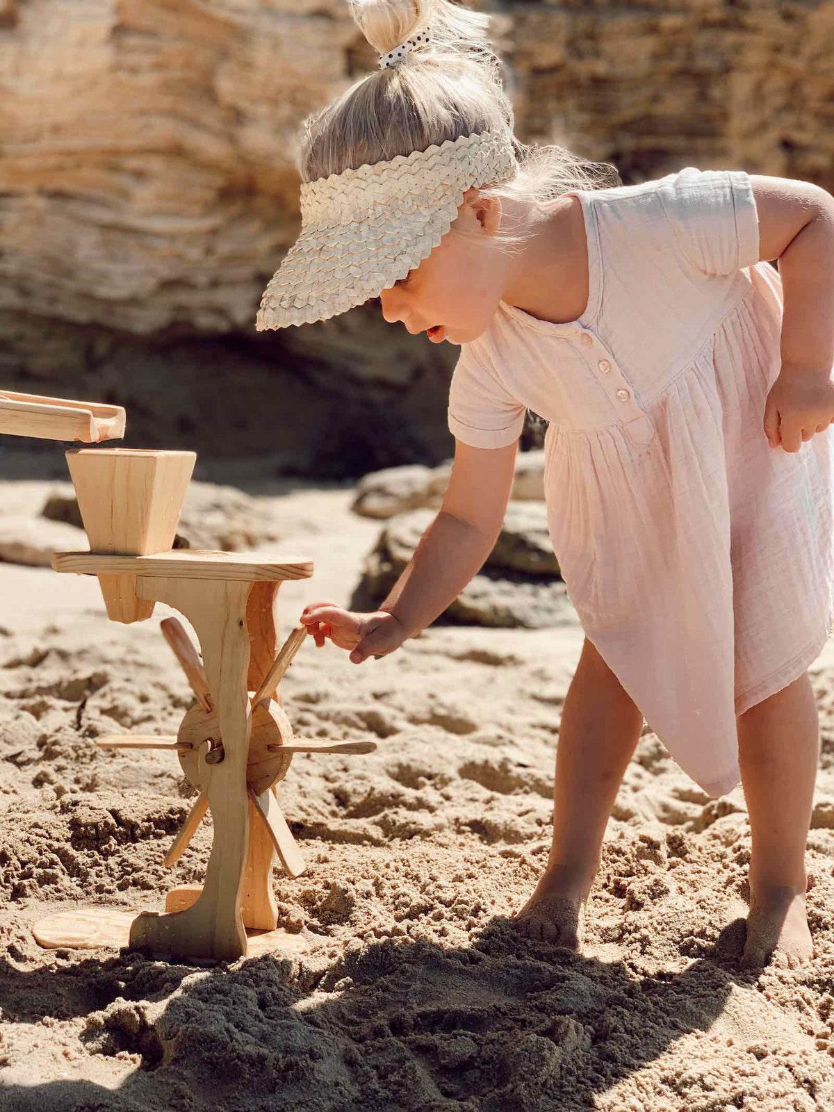 Wooden Water & Sand Wheel — alternative view